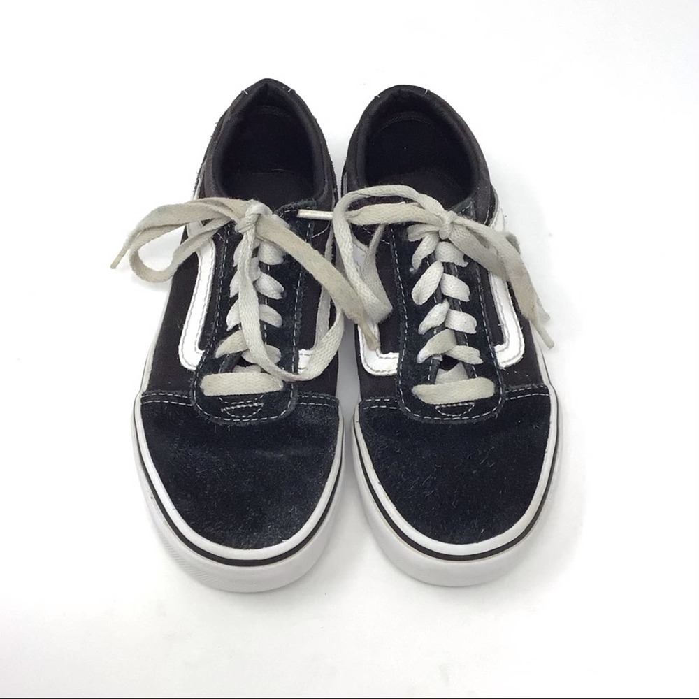 Vans | Old Skool Black White Low Top Sneakers Shoes 13Y - Picture 4 of 9